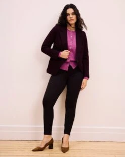 Bianca Double Breasted Ponte Blazer - Black Cherry 13 Bianca Double Breasted Ponte Blazer - Black Cherry -UNIVERSAL STANDARD SHOT19 029 0c926732 6e52 454e b1fe ca1ea1d33cd8