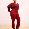 Cigarette Ponte Pants - Garnet 2 Cigarette Ponte Pants - Garnet -UNIVERSAL STANDARD SHOT29 012 312aea1a e019 4762 ad35 53a199109ac9