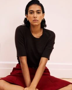 Savvy Espresso Fine Knit Sweater: The Ultimate Versatile Layering Top