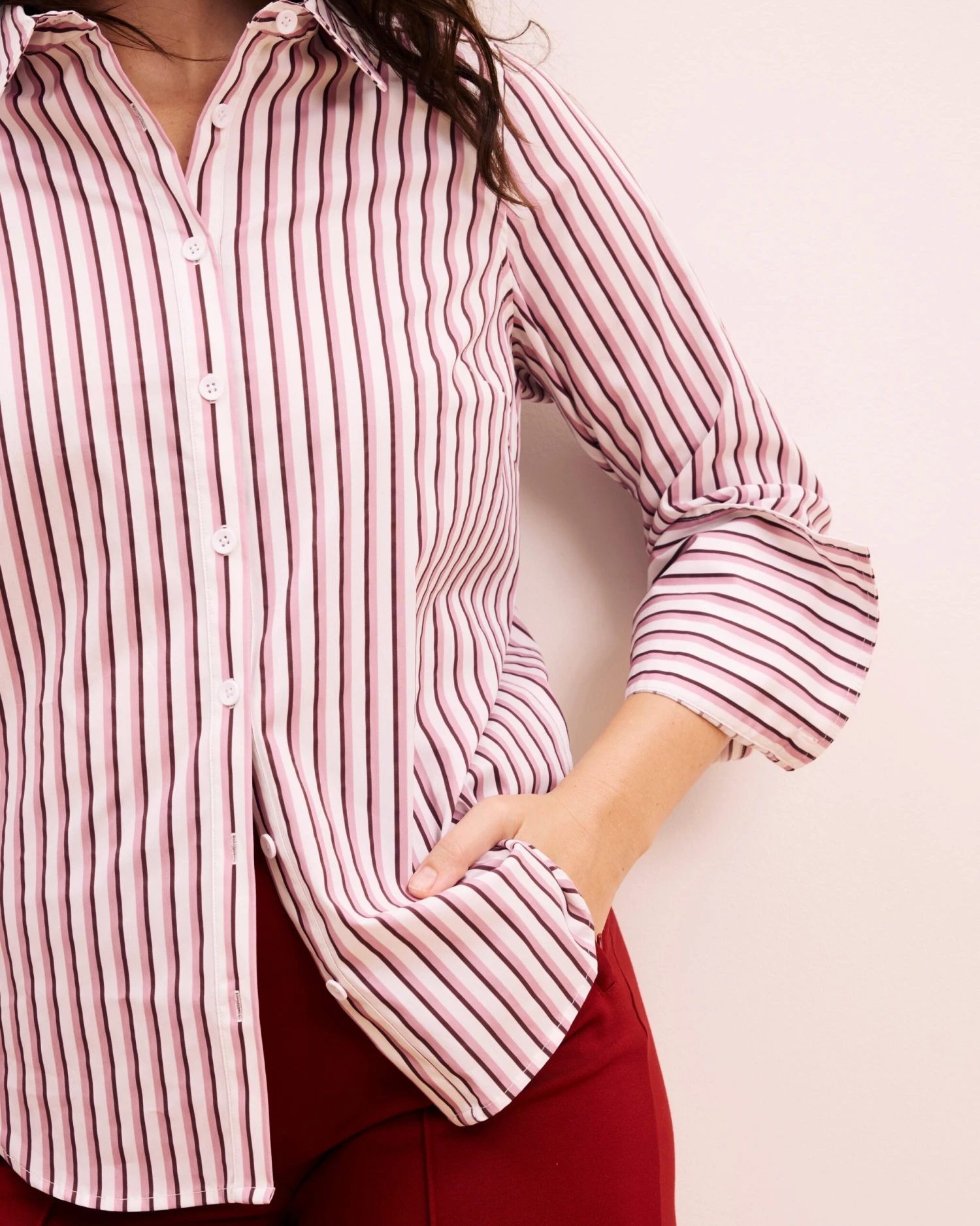 Henning X US Madison Shirt - Lilac Multi Stripe 4 Henning X US Madison Shirt - Lilac Multi Stripe - Image 2