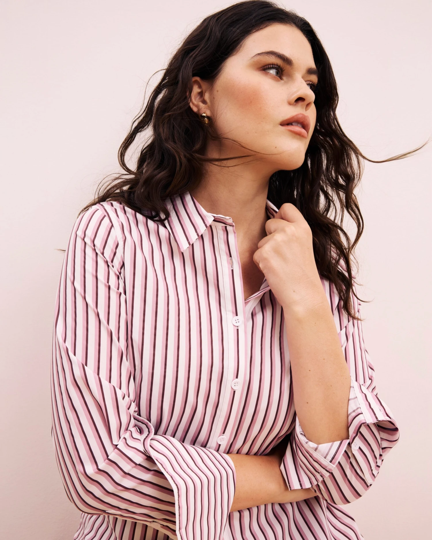 Henning X US Madison Shirt - Lilac Multi Stripe 3 Henning X US Madison Shirt - Lilac Multi Stripe