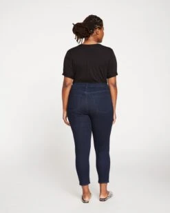 Seine High Rise Skinny Jeans in Dark Indigo - 27 Inch Inseam -UNIVERSAL STANDARD Seine High Rise Skinny Jeans 27 Inch Dark Indigo US20093 008 004 032