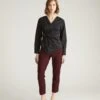 Smart Signature Ponte Pants - Black Cherry