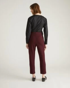Smart Signature Ponte Pants - Black Cherry 9 Smart Signature Ponte Pants - Black Cherry -UNIVERSAL STANDARD Smart Signature Ponte Pants Black Cherry USPA0920C 190 003 496