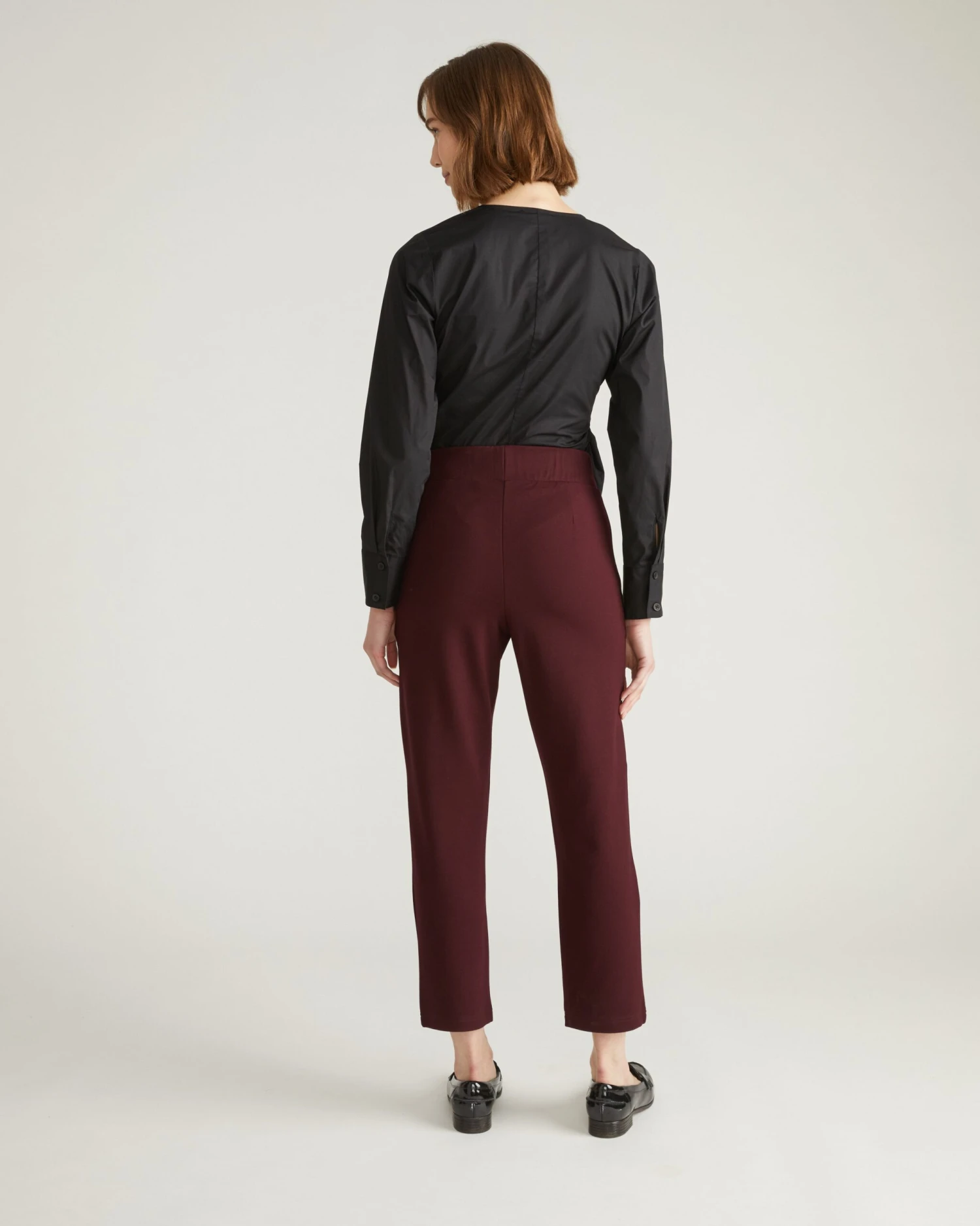 Smart Signature Ponte Pants - Black Cherry 5 Smart Signature Ponte Pants - Black Cherry - Image 3