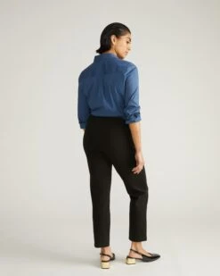 Smart Signature Ponte Pants - Black 11 Smart Signature Ponte Pants - Black -UNIVERSAL STANDARD Smart Signature Ponte Pants Black USPA0920C 001 003 047