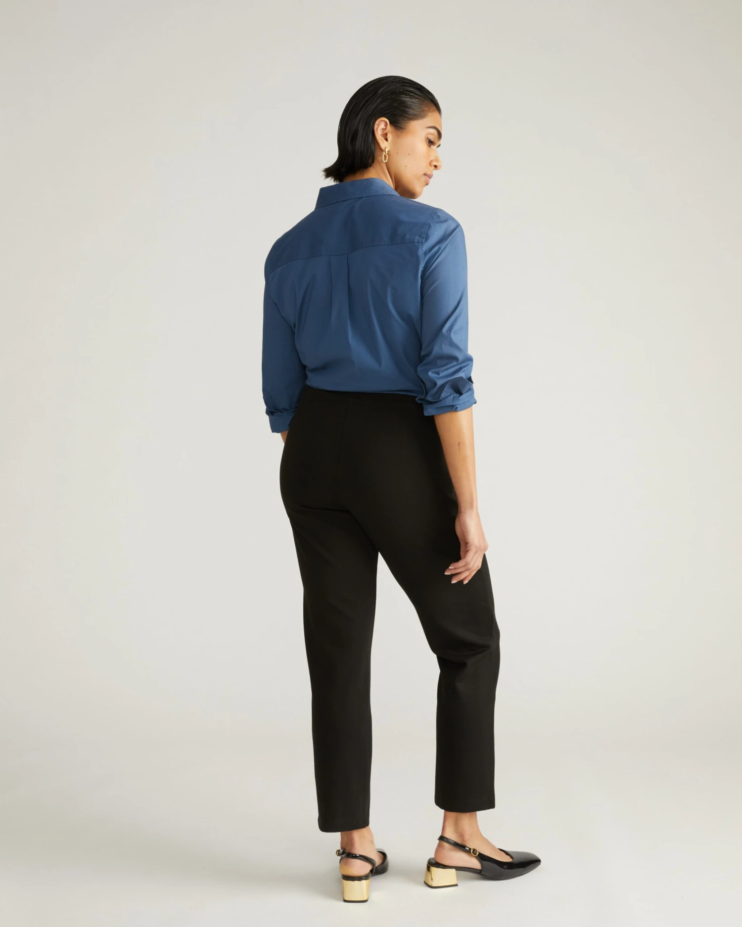 Smart Signature Ponte Pants - Black 5 Smart Signature Ponte Pants - Black - Image 3