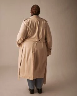 Henning X US Park Soft Trench Coat - Birch 19 Henning X US Park Soft Trench Coat - Birch -UNIVERSAL STANDARD Soft Trench Coat Fog USXHN1548 693 8