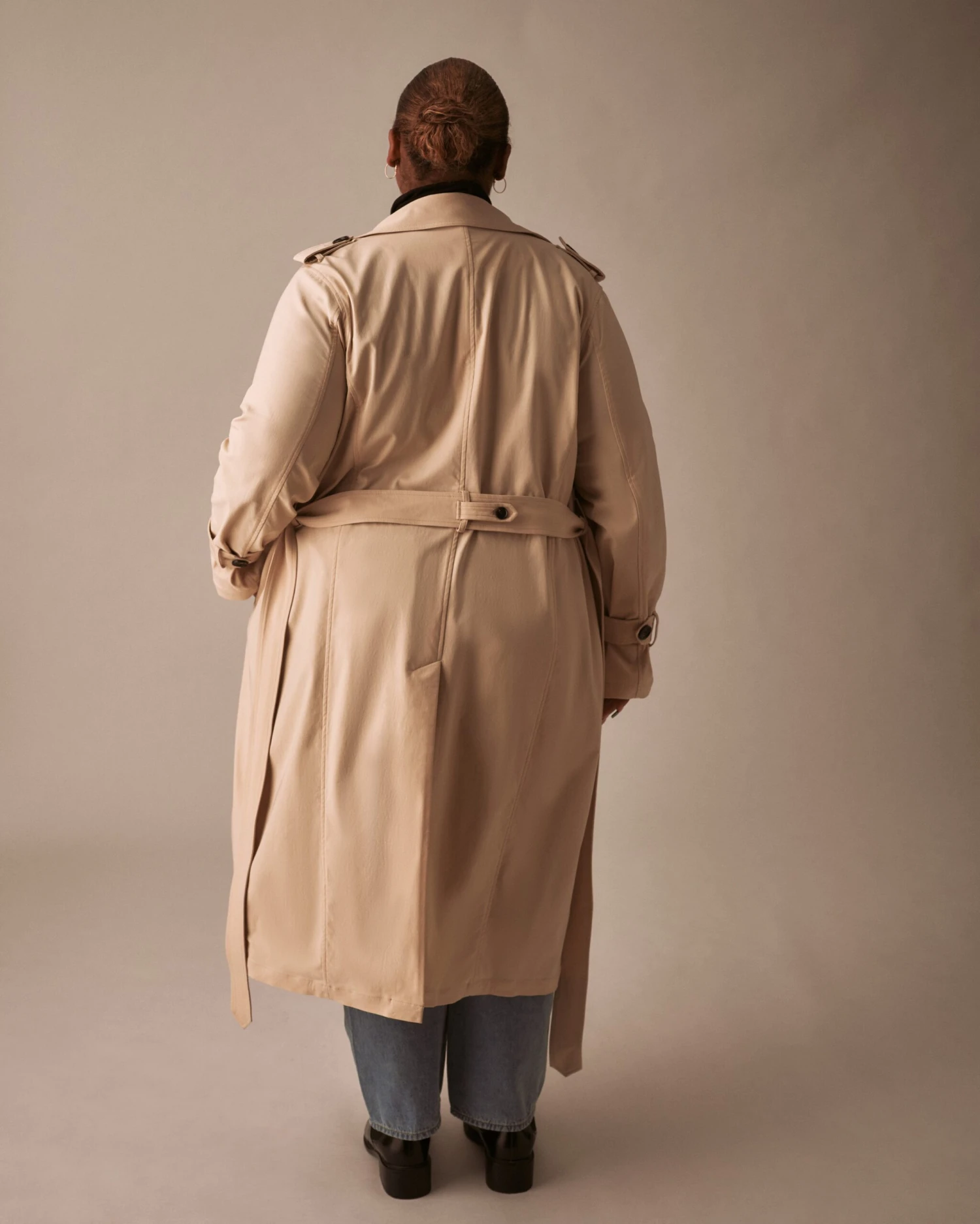 Henning X US Park Soft Trench Coat - Birch 10 Henning X US Park Soft Trench Coat - Birch - Image 8