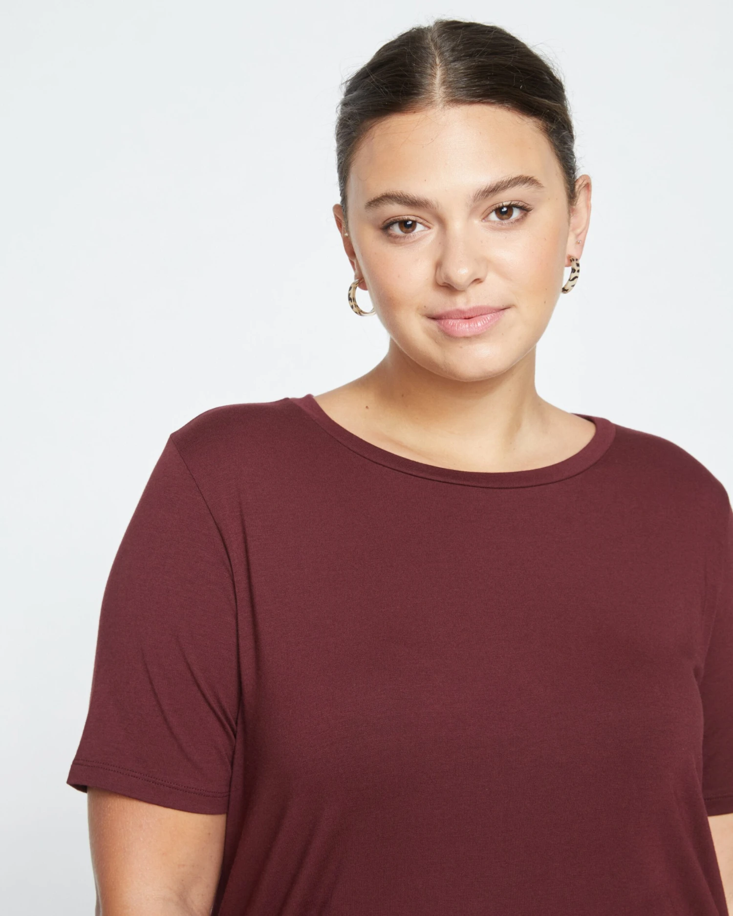 Tee Rex Premium Peruvian Cotton T-Shirt - Black Cherry 7 Tee Rex Premium Peruvian Cotton T-Shirt - Black Cherry - Image 5