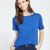 Premium Peruvian Cotton Tee - Lapis Blue Tailored Fit -UNIVERSAL STANDARD Tee Rex Lapis US10013 464 001 009