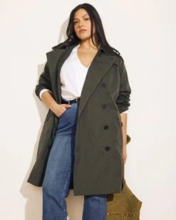 Derjon Camo Trench Coat 2.0 - Tailored Water-Repellent Outerwear