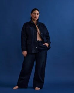 Carol High Rise Wide Leg Sailor Jeans - Daydream Blue