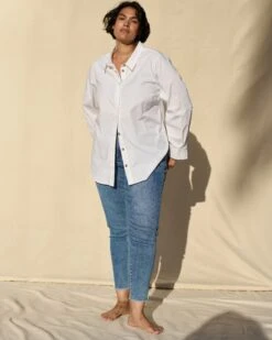 High Rise Curve Slim Leg Jeans - 27 Inch Inseam Bright Indigo