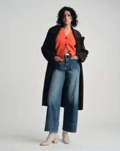 Claudia High Rise Stretch Jeans - Anzio Blue