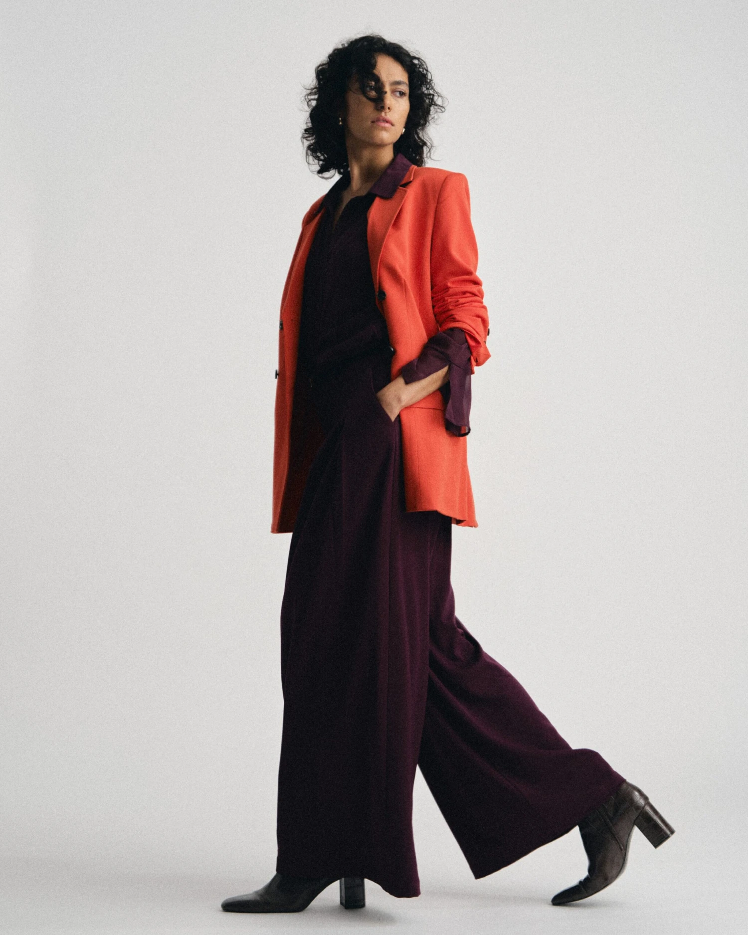 All Day Palais Wide Leg Tailored Suiting Pants - Gamay 4 All Day Palais Wide Leg Tailored Suiting Pants - Gamay - Image 2