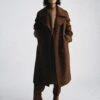 Callaghan Wool Coat - Grizzly