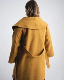 Mustard Double Face Wool Coat - Asha Luxury Outerwear 16 Mustard Double Face Wool Coat - Asha Luxury Outerwear -UNIVERSAL STANDARD UNIVERSALSTANDARD 08.26.253874
