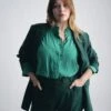 Endora Stretch Cupro Blouse - Green Tourmaline 1 Endora Stretch Cupro Blouse - Green Tourmaline -UNIVERSAL STANDARD UNIVERSALSTANDARD 08.26.253981 bbf13ba9 7efe 424d 887c d07e6bcb4a1d