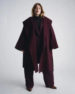 Asha Double Face Wool Coat - Gamay | Premium Wool Outerwear 18 Asha Double Face Wool Coat - Gamay | Premium Wool Outerwear -UNIVERSAL STANDARD UNIVERSALSTANDARD 08.26.254445