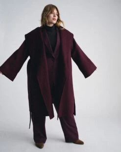 Asha Double Face Wool Coat - Gamay | Premium Wool Outerwear 14 Asha Double Face Wool Coat - Gamay | Premium Wool Outerwear -UNIVERSAL STANDARD UNIVERSALSTANDARD 08.26.254449