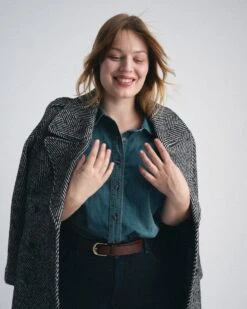 Callaghan Wool Herringbone Coat -UNIVERSAL STANDARD UNIVERSALSTANDARD 08.26.254697