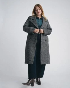 Callaghan Wool Herringbone Coat