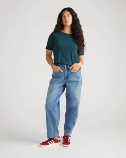 Tee Rex Premium Short Sleeve T-Shirt - Deep Sea 10 Tee Rex Premium Short Sleeve T-Shirt - Deep Sea -UNIVERSAL STANDARD US10013 030 Tee Rex Deep Sea 002 047