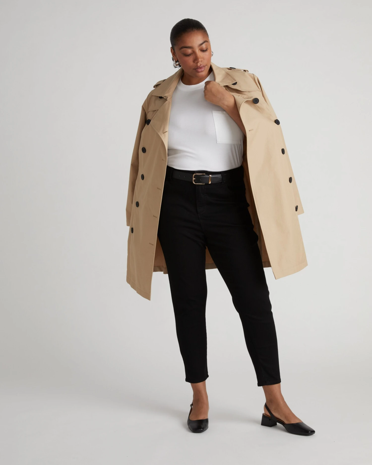 Seine High Rise Skinny Jeans 27 Inch - Jet Black 3 Seine High Rise Skinny Jeans 27 Inch - Jet Black