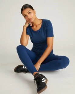 Ultra-Soft Next-to-Naked Leggings - Pageant Blue Second-Skin Fit