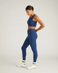 Pageant Blue High-Waisted Pocket Leggings - Next-to-Naked Comfort -UNIVERSAL STANDARD USAT1136 930 Next To Naked Pocket Legging Pageant Blue 002 1434