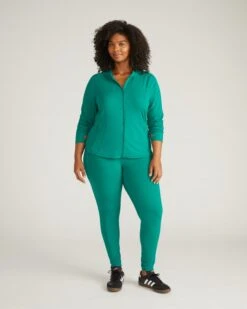 High-Waist Next-to-Naked Pocket Leggings - Aventurine