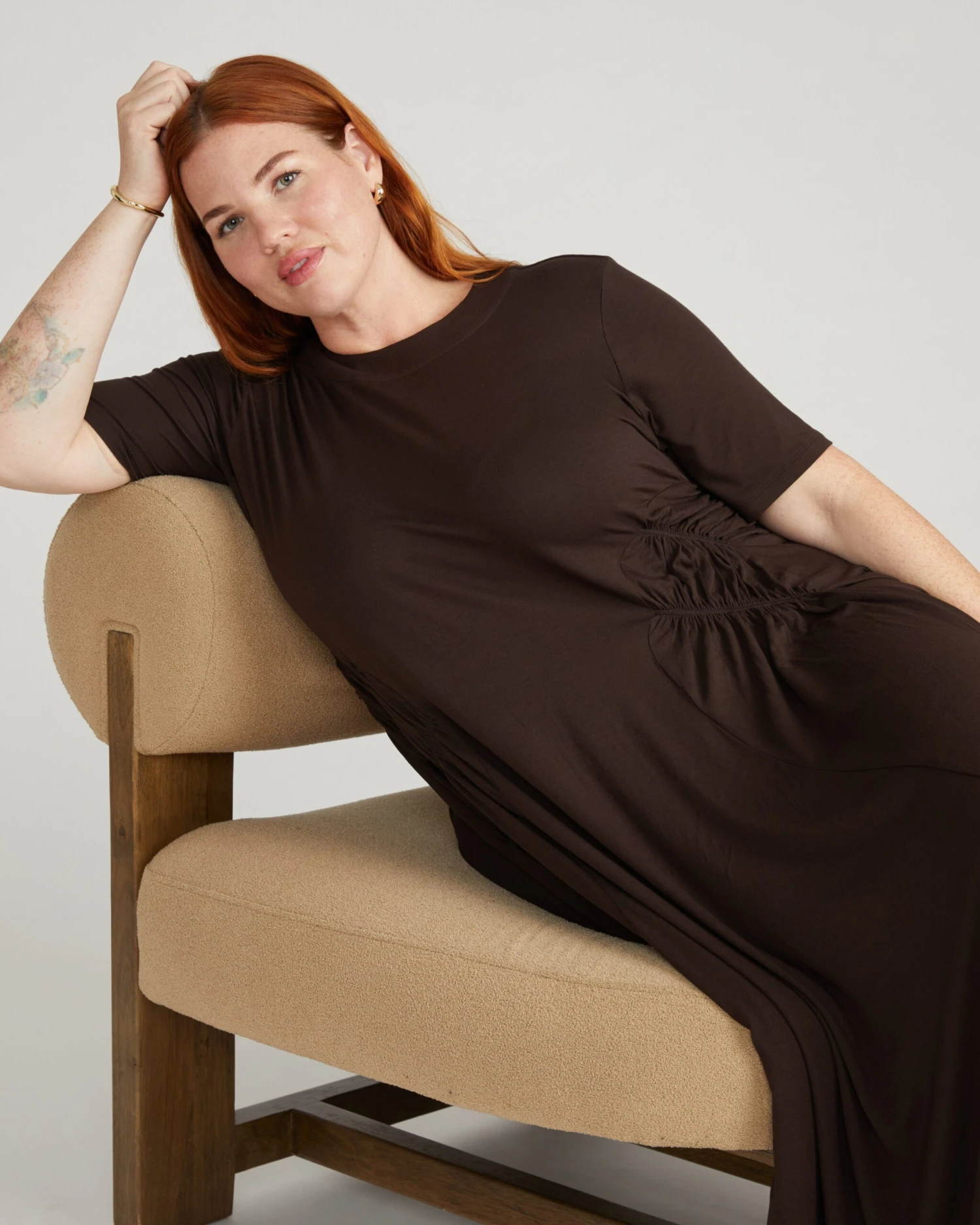 Liquid Jersey Work-to-Dinner Dress - Espresso 3 Liquid Jersey Work-to-Dinner Dress - Espresso