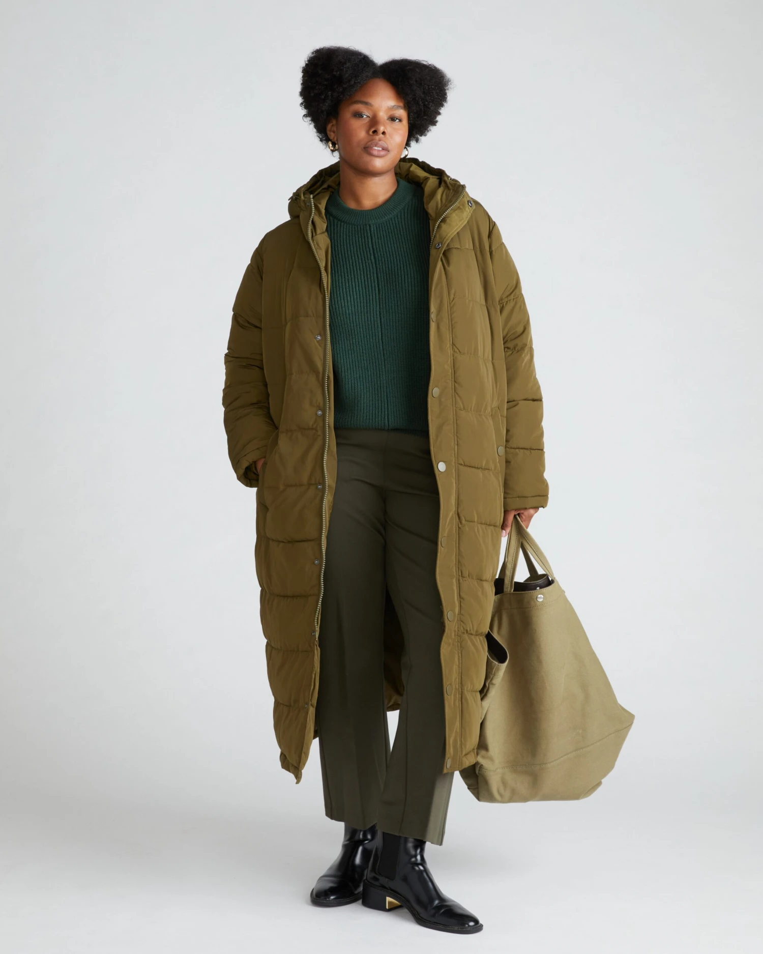 Prestige Ponte Flared Pants - Nori 9 Prestige Ponte Flared Pants - Nori - Image 7