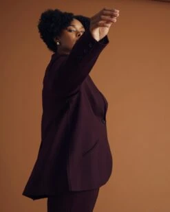 Beas Ponte Blazer - Black Cherry 7 Beas Ponte Blazer - Black Cherry -UNIVERSAL STANDARD USOU1465 190 002