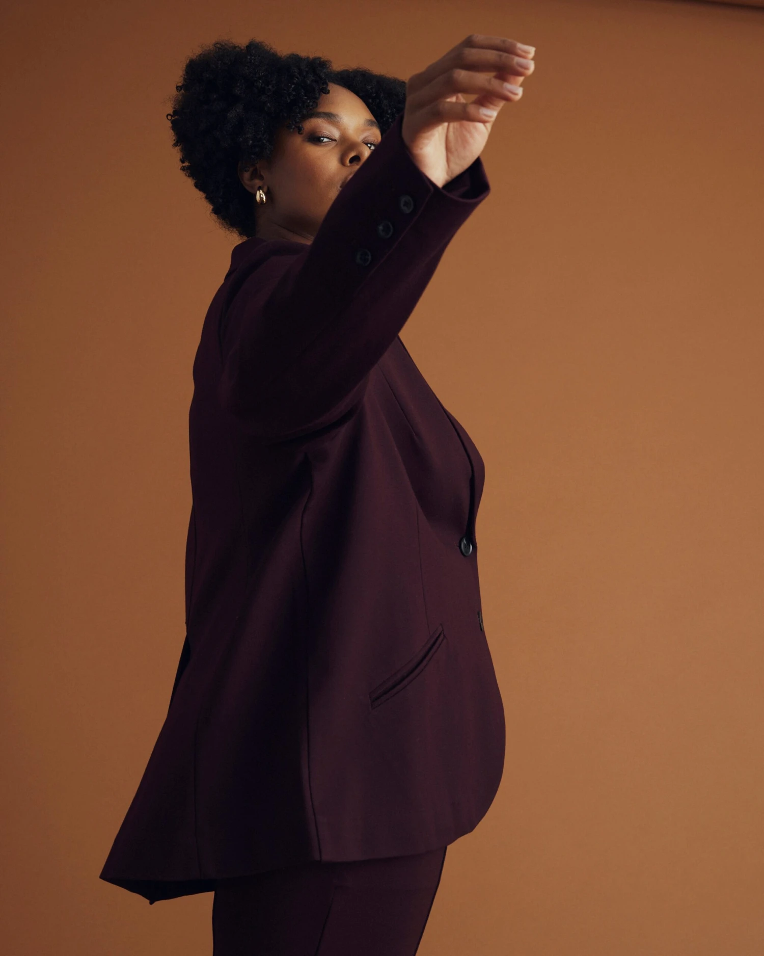 Beas Ponte Blazer - Black Cherry 5 Beas Ponte Blazer - Black Cherry - Image 3