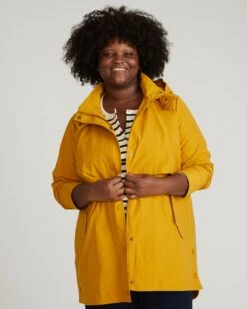 Mustard Yellow Water-Resistant Precision Parka with Storm Hood -UNIVERSAL STANDARD USOU1561 018 Precision Parka Mustard 001 218 36734186 04f1 46a1 b5bb 24f0b53f14cf