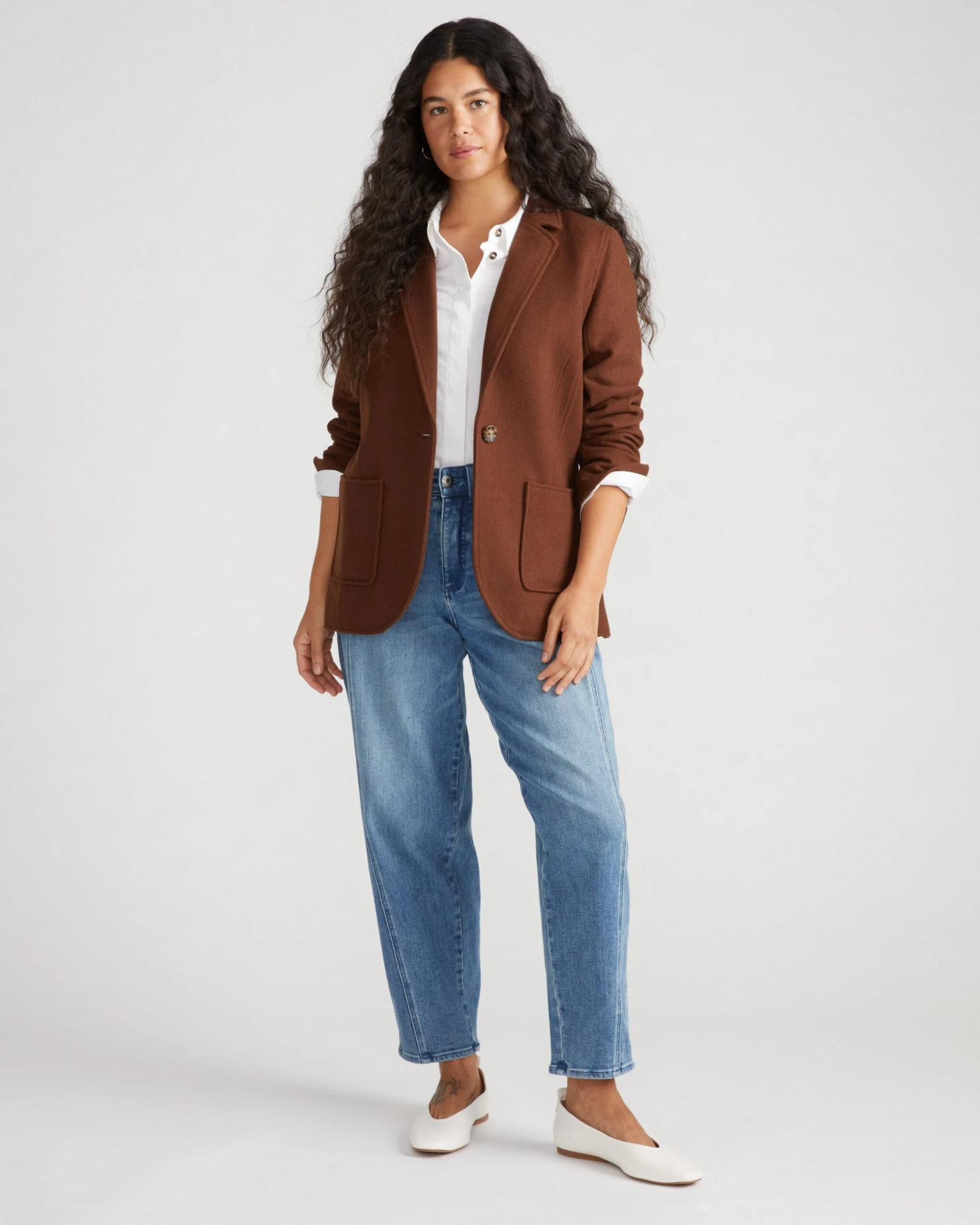 Kidjo Tailored Wool Jacket - Grizzly 4 Kidjo Tailored Wool Jacket - Grizzly - Image 2