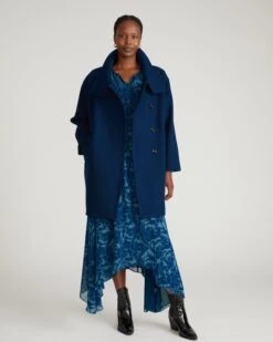 Marlo Cocoon Coat in Pageant Blue 14 Marlo Cocoon Coat in Pageant Blue -UNIVERSAL STANDARD USOU1837 930 Marlo Cocoon Coat Pageant Blue 001 110