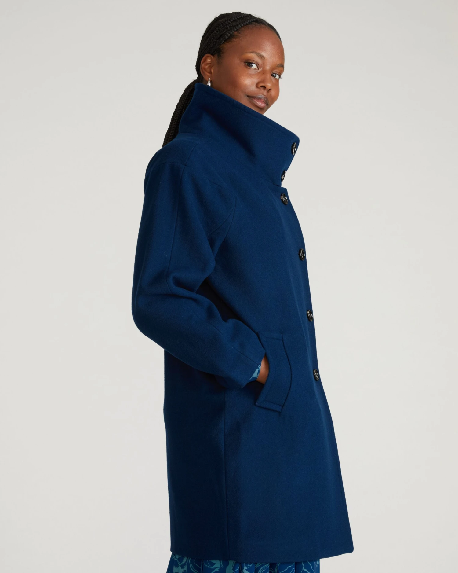 Marlo Cocoon Coat in Pageant Blue 9 Marlo Cocoon Coat in Pageant Blue - Image 7