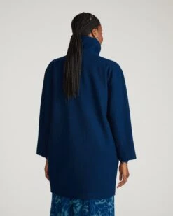 Marlo Cocoon Coat in Pageant Blue 17 Marlo Cocoon Coat in Pageant Blue -UNIVERSAL STANDARD USOU1837 930 Marlo Cocoon Coat Pageant Blue 003 133