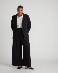 All Day Daria Blazer - Black -UNIVERSAL STANDARD USOU1915 001 Daria Blazer Black 002 031