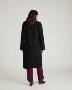 Callaghan Classic Wool Coat - Elegant Black Outerwear 9 Callaghan Classic Wool Coat - Elegant Black Outerwear -UNIVERSAL STANDARD USOU2000 001 Callaghan Coat Black 003 161