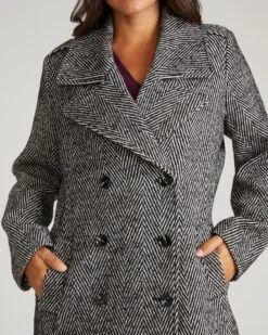 Callaghan Wool Herringbone Coat -UNIVERSAL STANDARD USOU2000 325 Callaghan Coat Herringbone 001 113