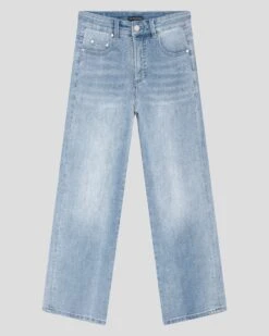 Boyfriend Crop Jeans - Light Blue Relaxed Fit Stretch Denim 14 Boyfriend Crop Jeans - Light Blue Relaxed Fit Stretch Denim -UNIVERSAL STANDARD USPA0325B 427 CROPJEANS