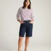 Bae Denim Shorts - Dark Indigo -UNIVERSAL STANDARD USPA0325S 008 Bae Denim Shorts Dark Indigo 001 001