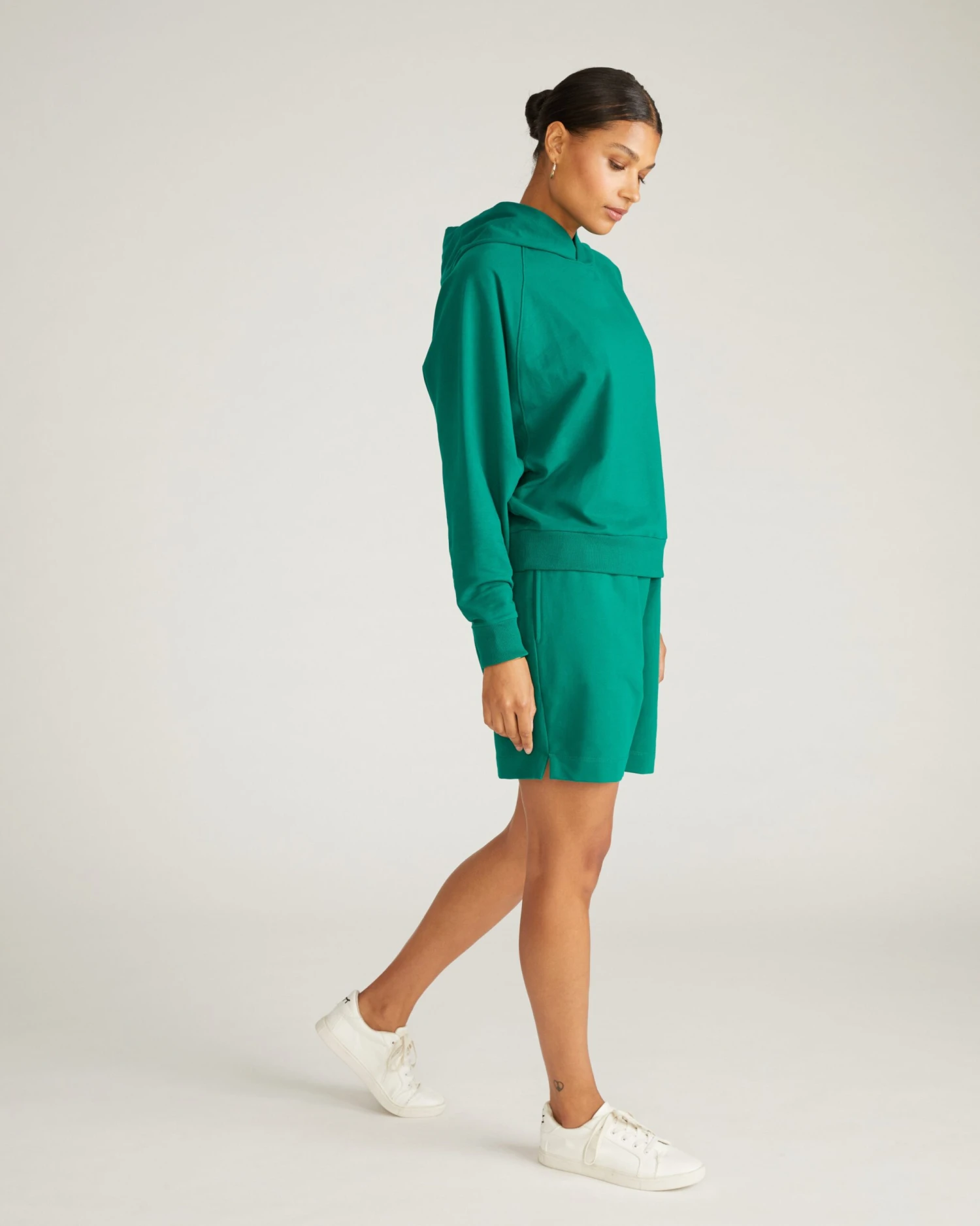 Hayes Sweatshorts - Aventurine Green French Terry 4 Hayes Sweatshorts - Aventurine Green French Terry - Image 2