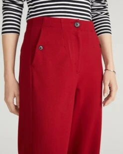 Audrey Tailored Ponte Pants - Garnet -UNIVERSAL STANDARD USPA1285 943 Audrey Tailored Ponte Pants Garnet 002 774