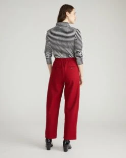 Audrey Tailored Ponte Pants - Garnet -UNIVERSAL STANDARD USPA1285 943 Audrey Tailored Ponte Pants Garnet 003 780