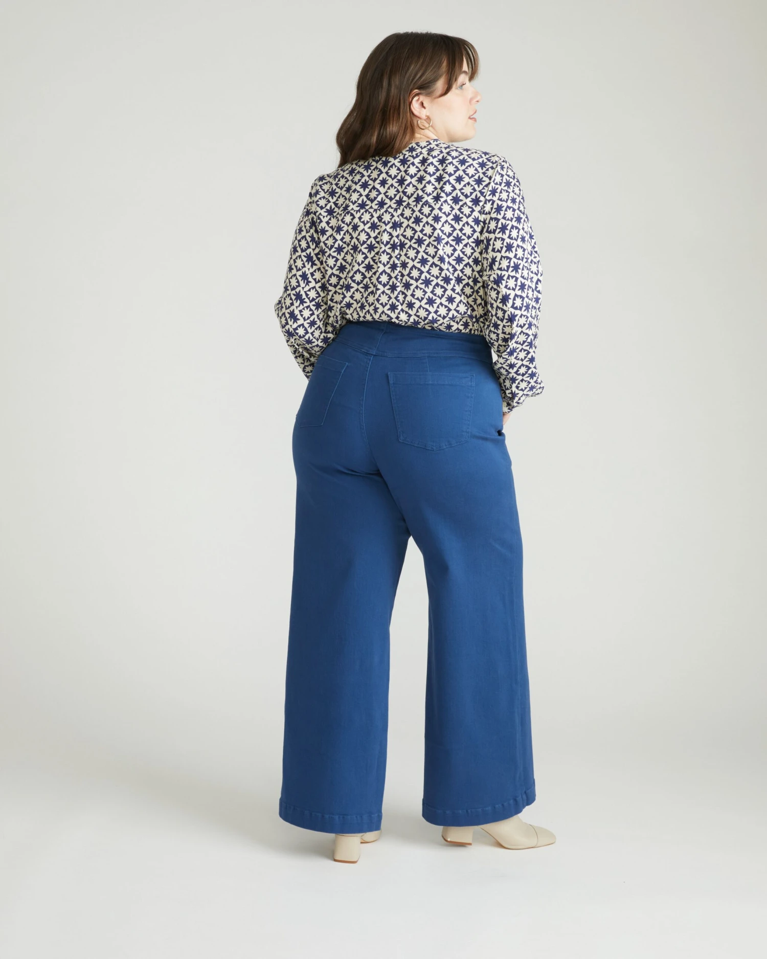 Charlie High Rise Sailor Jeans - French Blue 7 Charlie High Rise Sailor Jeans - French Blue - Image 5